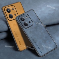 POCO C85 2025 Leather Texture Phone Case Sheepskin Leather Phone Case For POCO C85 C 85 POCOC85 85C 