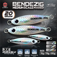 Mietal Jig 20 Gram MONGKALO BENDEZIG Naked Scale 20gr Micro jig 20 g Silver Killer Sea Fishing Bait 