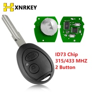 XNRKEY Remote Key 2 buttons 315Mhz 433Mhz PCF7930 ID73 chip for Land Rover Discovery 1999-2004 FCC I