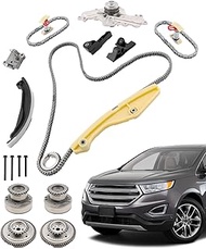 90738S Timing Chain Kit 3.5 3.7 L, Compatible with 2011-2019 Ford F-150 / Edge/Explorer/Taurus/Trans