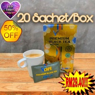 Premium Vcafe Black Tea Volten [20 Sachet/Box] Vr4 Dr4 Halia Hitam
