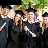 MXFashionE Graduation Gown - Master’s & Doctoral Ceremonies | Solid Color Academic Robes