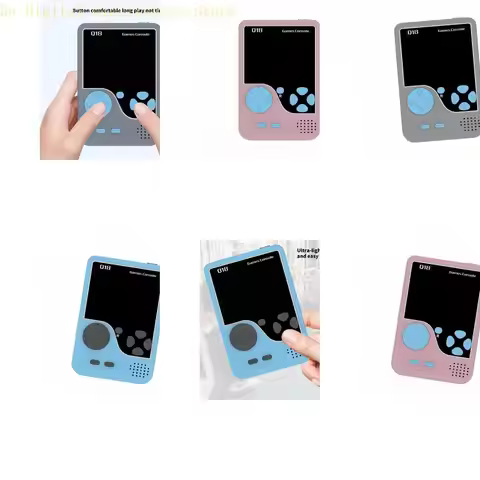 10CA 500 in 1 Gaming System Support AV Output 3in Screen Thin Video Console with Built in 500 Game H