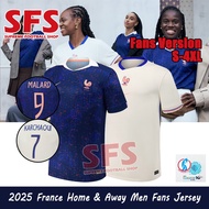 【SFS】 Top Quality 2025 France Soccer Football Jersey Men Sports Jerseys Fans Version Home Away S-4XL