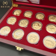 【DANTY】12 Pieces Zodiac Signs Set (1.2gram) 999/24K Pure Gold Bar