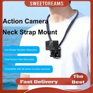 Chest Mount Action Camera Mount for DJI OSMO 360 Insta360 X5 X4 X3 Accessories