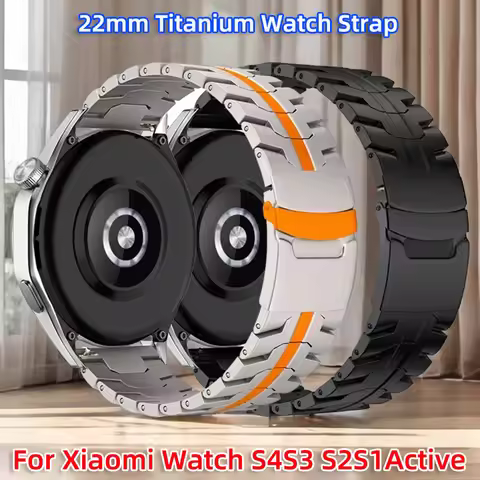 22mm Metal watch band For Xiaomi Watch S4 S3 S2 S1 Active Luxury Strap For Xiaomi Watch 2 Pro Mi Tit
