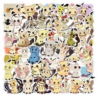 Sticker Cartoon Sticker Cartoon Sticker 55 Sheets mimikyu Cartoon Cute Graffiti Sticker Desk Station