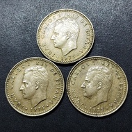 Spain Juan Carlos I, 1 Peseta 1975 ( x 3 )