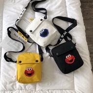 Sesame Street bag women summer men's and women's change mobile phone bag islant across canvas bag