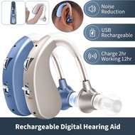 ❤Ready Stock❤Rechargeable Hearing Aid Mini Hearing Aid Ear-Hook Hearing Aid High-End Hearing Aid Sou