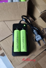 Combo bộ sạc kèm 2 pin sạc đầu lồi Lishen LR18650LA 3.7V Li-ion dòng xả cao