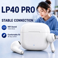 Bridio LP40 Pro Wireless Earbuds – Bluetooth 5.3, 20H Playtime, Lightweight & Comfortable, Deep Bass