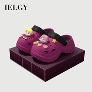 IELGY dopamine women's summer heightening beach shoes EVA