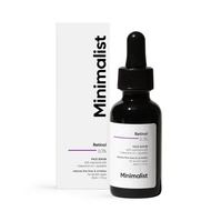 Minimalist 0.3% Retinol Serum with Bakuchiol Oil For Anti Aging | Night Face Serum With Squalane Bas