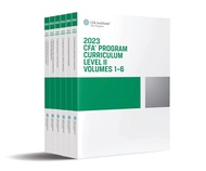 [ Authentic Total 6 Volumes ]2023 CFA Program Curriculum Level 2 Volumes 1-6 with Online Course