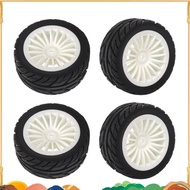 4Pcs Rubber Tires Tyre Wheel for SG1603 SG1604  1603  UD1601 UD1602 UD1603 UD1604 1/16 RC Car Upgrad