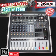 myNPE GT4500 4CH x 500W. Power Mixer GT-4500 เพาเวอร์มิกเซอร์ 4 แชลแนล ครอสโอเวอร์ในตัว แยกขับกลาง ข