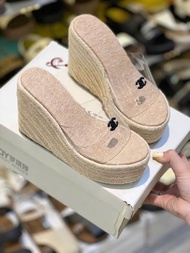 Dép xuồng đế cối quai trong mềm đúp cao 9 phân dép quai ngang nữ đế cao