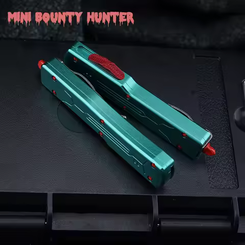 Mini Bounty Hunter Micro UTX70 OTF Tech Knife UTX UT85 Serie D2 Blade Outdoor Little Pocket knives C