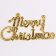 Low Lowercase Christmas Brand Letter Plate Christmas Decoration Gift Christmas Tree Pendant Merry Ch