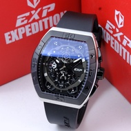 Jam Tangan Pria Expedition E 6800 E6800 EXP 6800 Original Garansi Resmi 1 Tahun - Tali Rubber