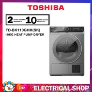 Toshiba 9KG / 10KG Heat Pump TD-BK110GHM(SK) / TDBK110GHMSK / TD-BK100GHM(SK) / TDBK100GHMSK (Silver