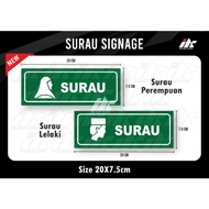 SIGNAGE SURAU / KIBLAT SIGN