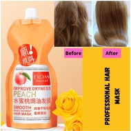 Hair Treatment Dry Split Hair Exgyan Peach Professional Hair Mask Strengthening Healthy 500g