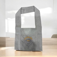 Going to the temple in burlap linen 40x34cm