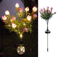SEDWO Thực tế Đèn hoa nhân tạo năng lượng  trời 42 đèn LED Hoa Gardenia Đèn lồng Gardenia năng lượng