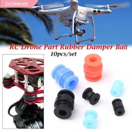 ZHOMKI89 10pcs Rubber Damper Ball For F4 F7 RC Drone Part FPV Quadcopter Anti Vibration