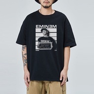 Muye Amu Short Sleeved Eminem Same T-shirt Rap Rock Eminem Clothes T-shirt 【FFS】