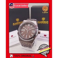 🇲🇾Ready stock🇲🇾 KADEMAN K9078 New Business Men's Large Dial Calendar Quartz Watch Steel Band Men Watch jam tangan lelaki