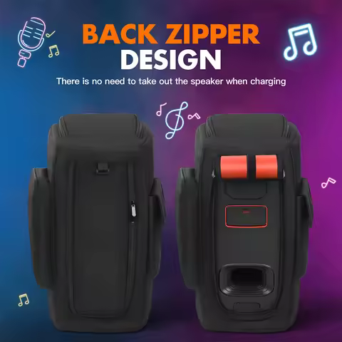 Padded Speaker Protective Cover Waterproof Double-Sided Speaker Storage Bag Anti-Slip for JBL Partyb