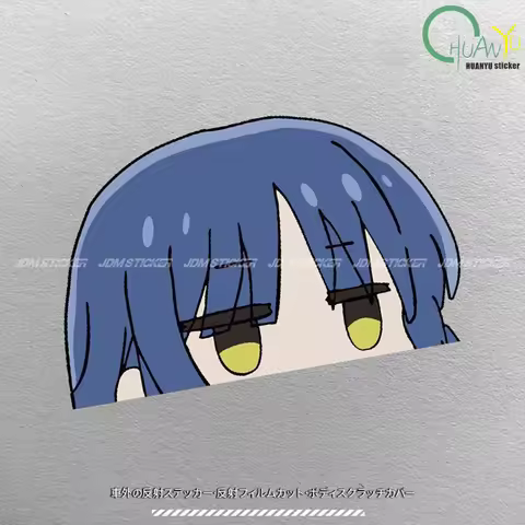 JDM anime lonely rock ryoyamada personality decoration car electric car helmet rear windshield body 
