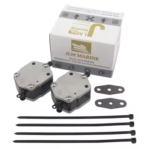 JLM Marine 6E5-24410-10 Outboard Fuel Pumps With Gasket for Yamaha 115 - 200 250 300 HP 2 Stroke V4