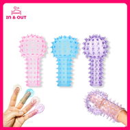 [SARAWAK] Crystal Finger Condom / Kondom Berduri G-Spot / Silicone Reusable Crystal Spike Condom Berduri Sleeve Seks Toy