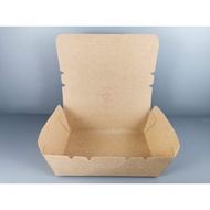 Food Packaging Kraft Paper Lunch Box