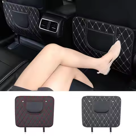 1PC Car Seat Backrest Anti-kick Pad Protector For MG Zs EV 5 2022 Rx5 Rx8 Tf 3 6 Phev Hs Astor One V