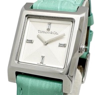 蒂芬妮 (TIFFANY&Co.)/蒂芬妮 1837 系列 67460375 腕錶 不鏽鋼/皮革 石英 銀色錶盤/綠色皮革錶帶 女士 [二手]