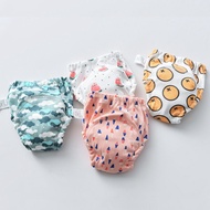 Korean Style Baby Cotton Gauze Diapers Waterproof Newborn Washable Diaper Diaper Bag Baby Learning Pants