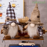 CABEZA Gnome Plush Doll, Elf Rudolf Stuffed Doll, Gift Long-Beard Christmas Ornament Faceless Doll X