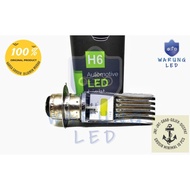 JTTOP" LED MATIC DUCK MOTORCYCLE HEADLIGHT H6 9NINE LUMINOS AC DC WHITE