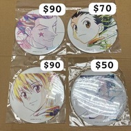 圖中有價 全新未開封 2021年 日版 Hunter x Hunter 全職獵人 Ani-art 巨型襟章 (真徑15cm) 小岡 古拿比加 希索加 里昂里奧 hxh