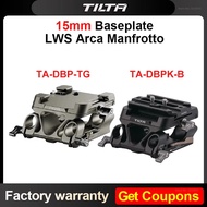 TILTA ฐาน15มม. TA-DBPK-B LWS Arca Manfrotto ชุดคู่แบบ Snap-In การออกแบบ ARCA และ Manfrotto Quick Release Plates Ronin S Gimbal