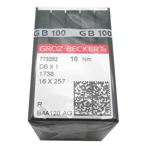 100PCS Groz Beckert DBX1 1738 16X257 Sewing Machine Needles Compatible with JUKI DDL,BROTHER DB2
