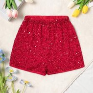 Tween Girls' Casual Sequin Shorts (AZ221)