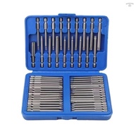 50Pcs Screwdriver Bit Set Security Bit Set Extra Long Magnetic Driver Kit Drill Screwdriver Bit Set 