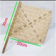 Kipas Bambu Size M/hihid anyaman bambu ukuran sedang